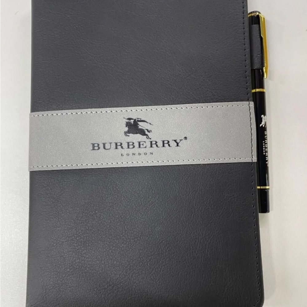Brand New Burberry Notebook With Pen Brand New Burberry Notebook With Pen